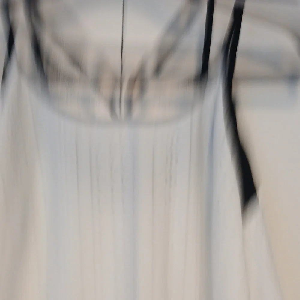 NWOT Black and White Eyelit Camisole Tank Top - Picture 4 of 7